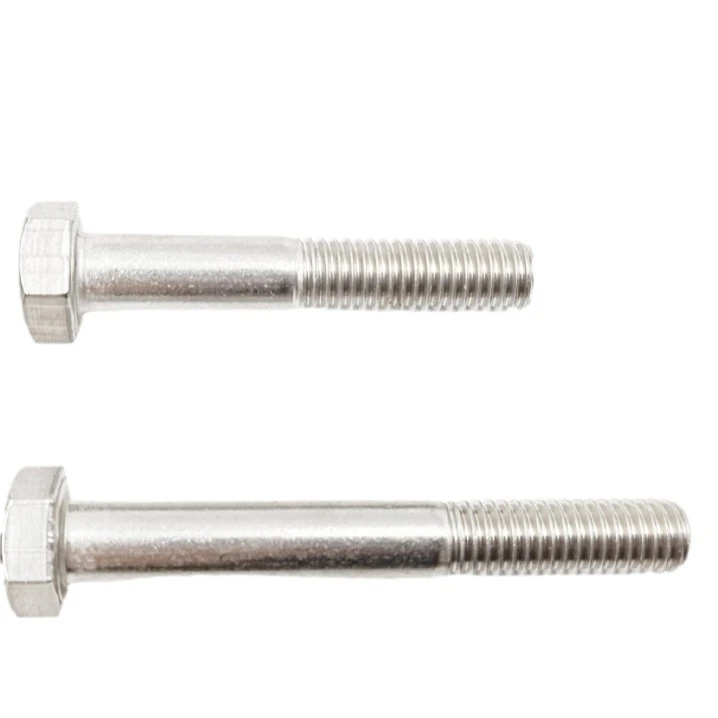 Partially Threaded Hex Bolt Screw